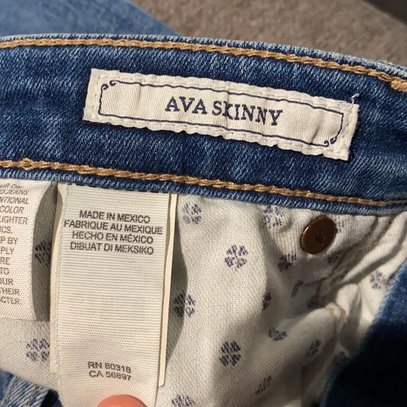 Lucky “Ava” Skinny Anke Jeans size 6/28 - Picture 7 of 11